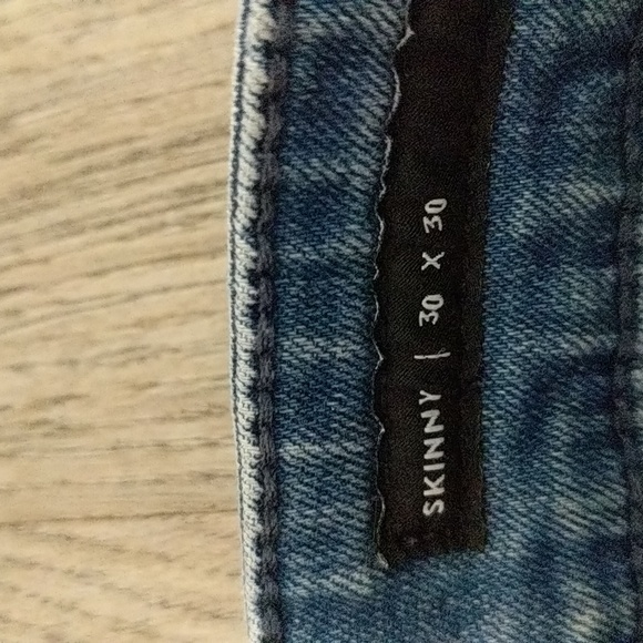 PACSUN Mens jeans Skinny Skinnest sz 30/Active Stretch - Picture 5 of 7